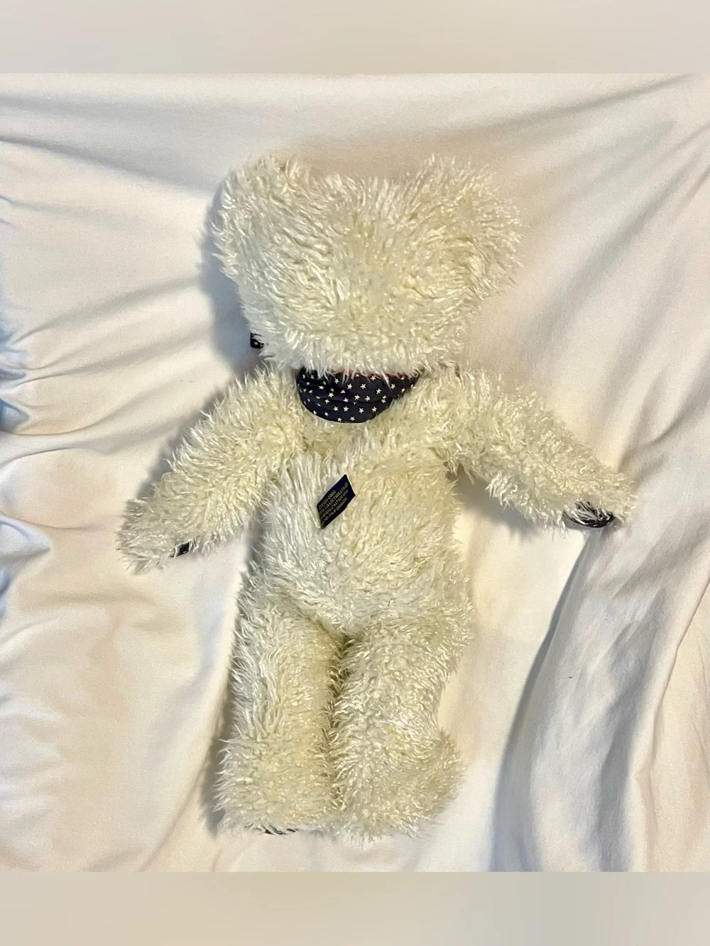 Boyds Bears UNCLE SAM Plush Toy -Patriotic- Red White Blue Stars-Bow w Tags-18”